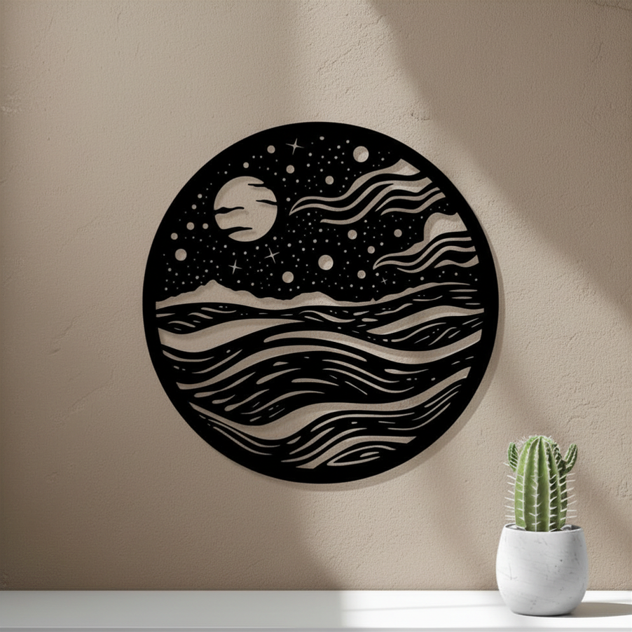 Space Wall Art | Letterbox Friendly | UK Made