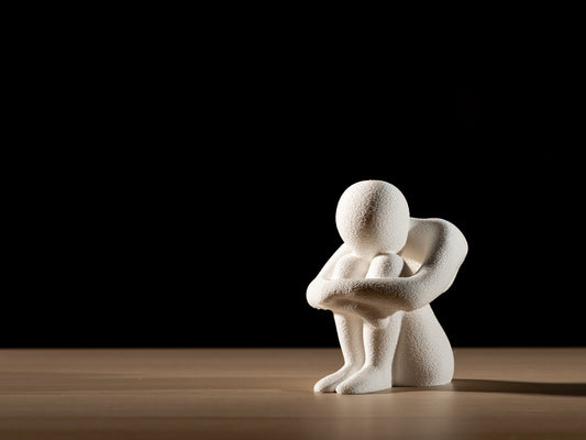 NObody Sculpture - Introspection V2 | Healing Journey Art | 12cm 3D Printed