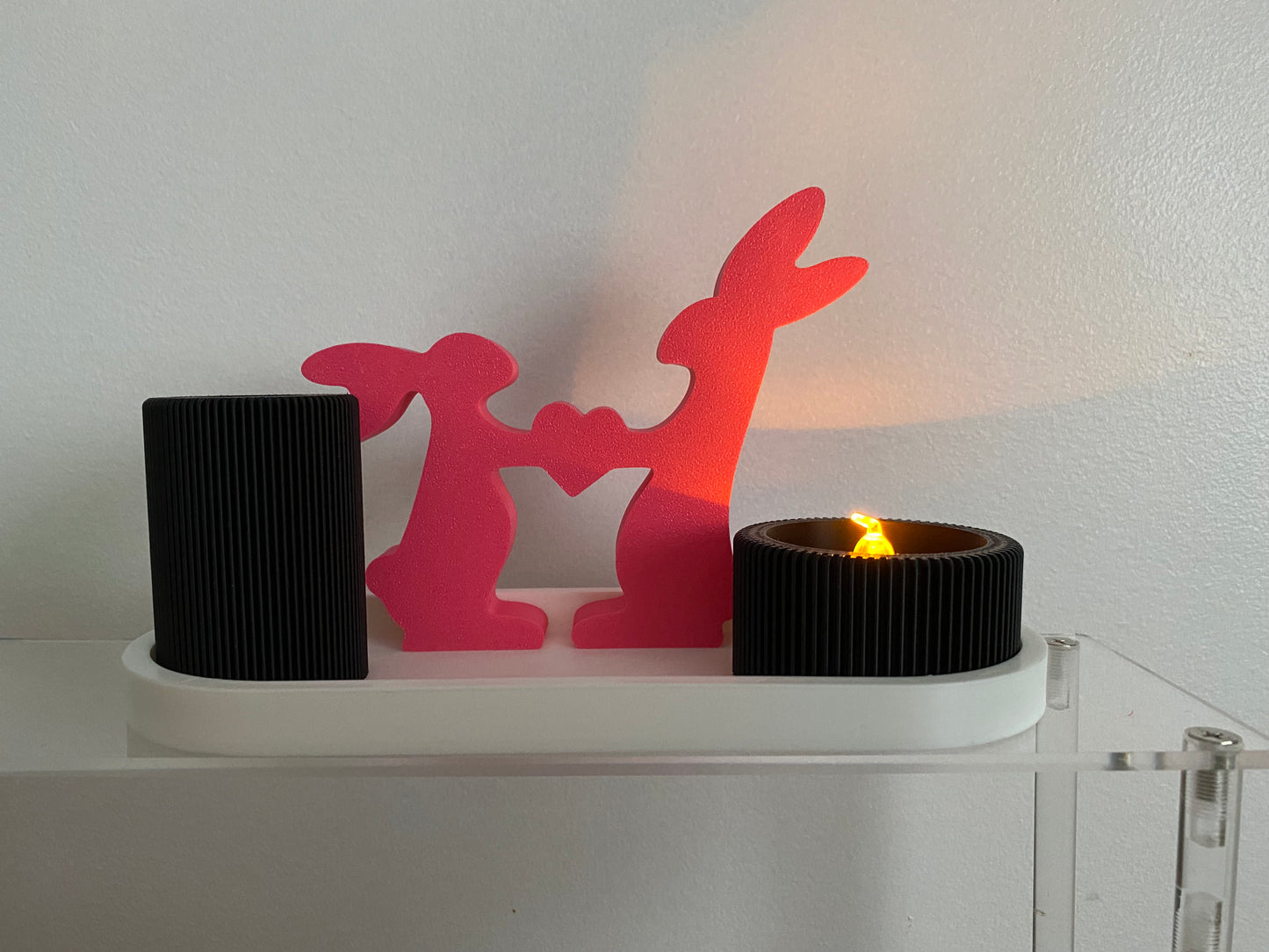 Articulated Smiley Tea Light Holder