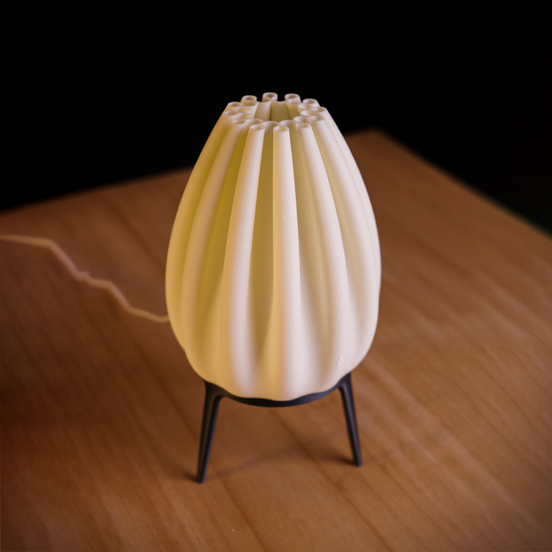 Dryft Table Lamp | 3D Printed Sculptural Table Lamp | USB LED | UK Made