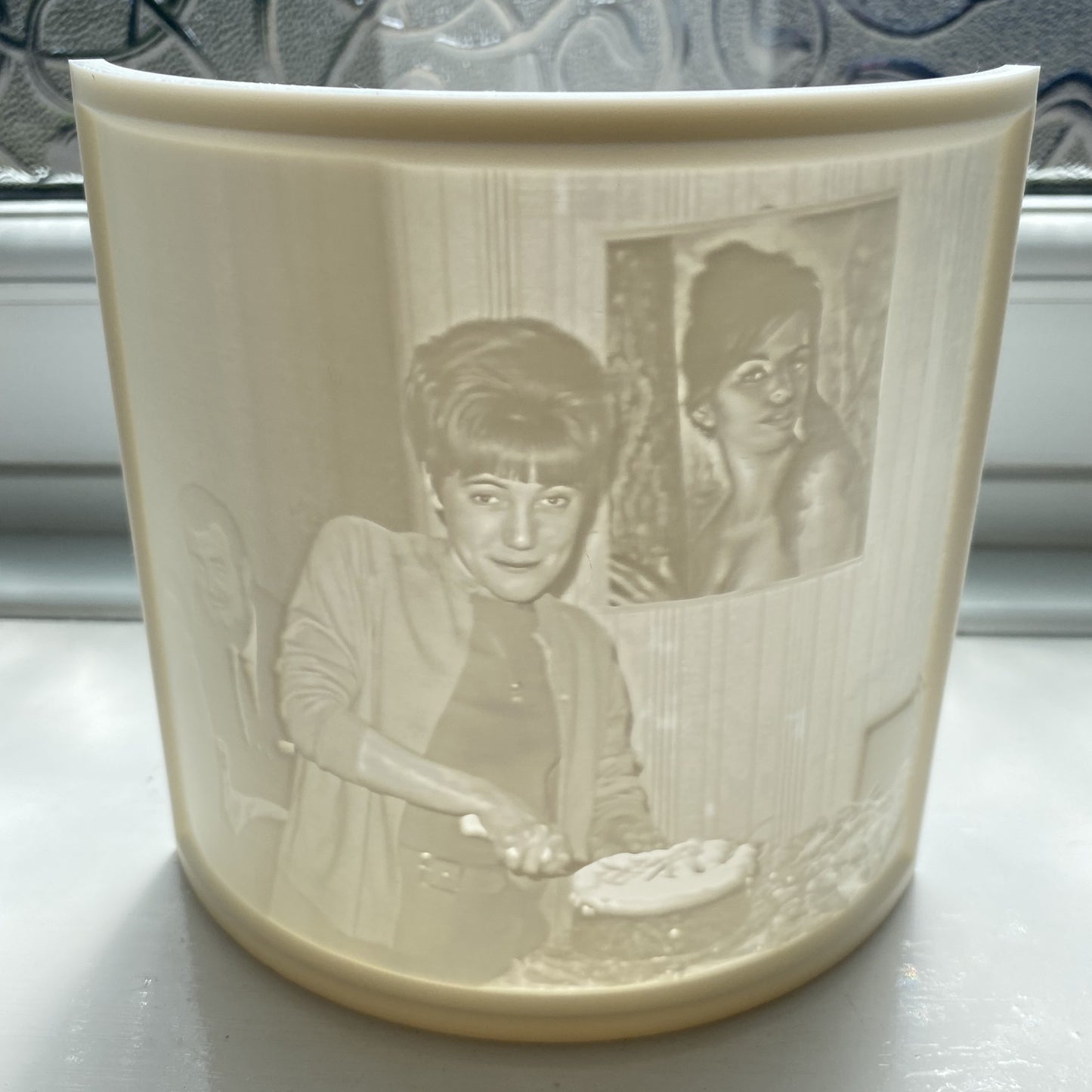 Personalised Vintage Slide & Negative Lithophane Panel
