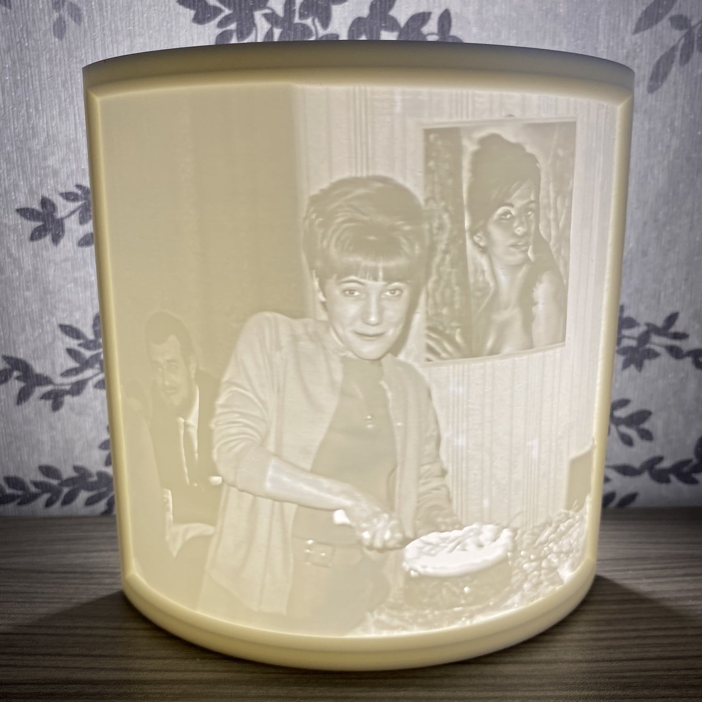 Personalised Vintage Slide & Negative Lithophane Panel