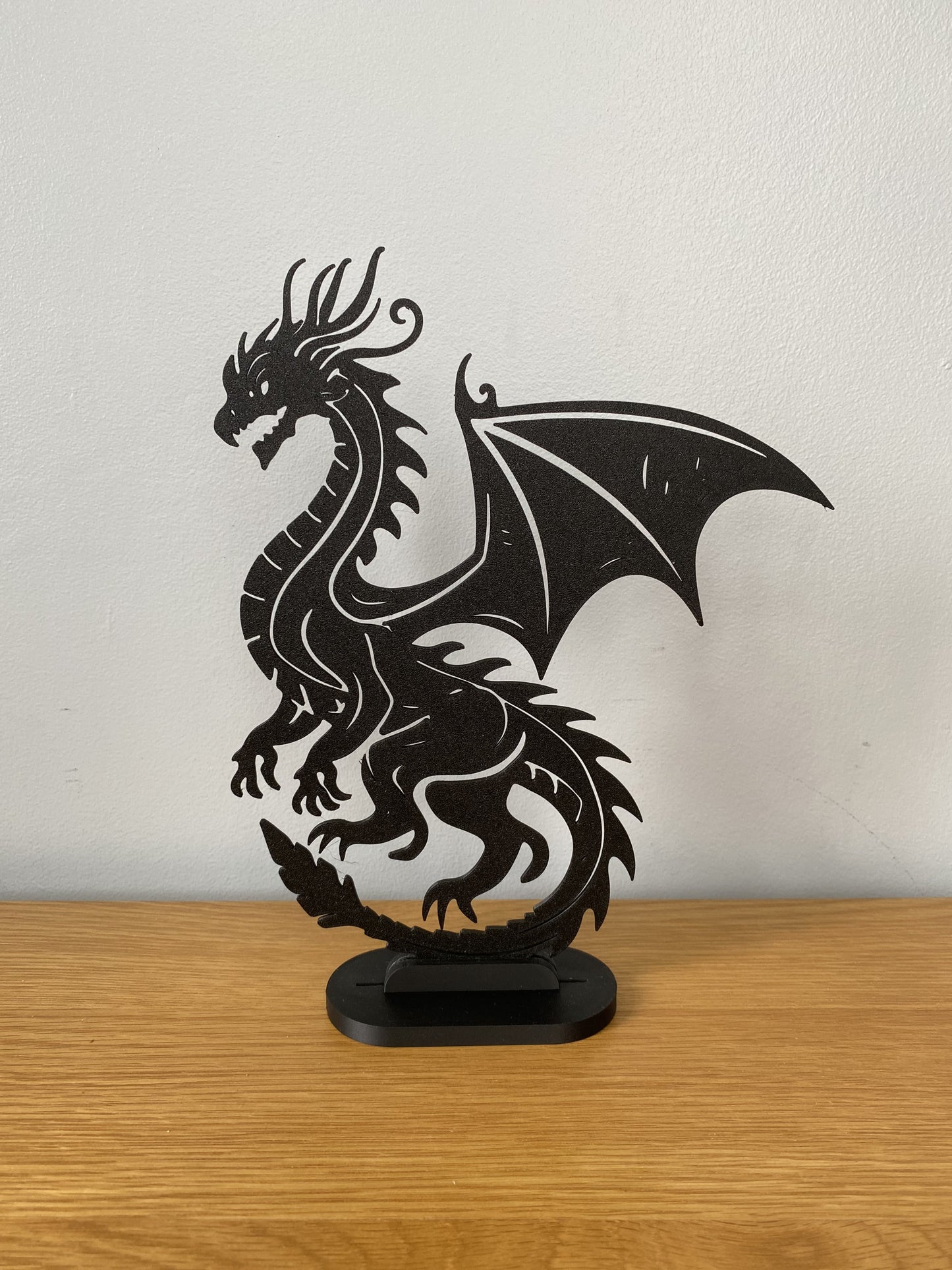 Flat Display Stand for 2D Wall Art | Matte Charcoal | UK Made