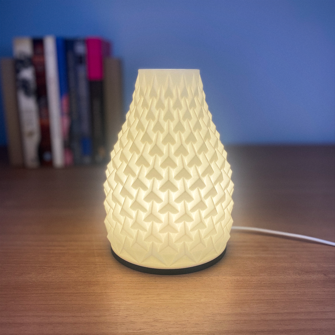 Pinn Table Lamp | 3D Printed Geometric Table Lamp | USB LED | UK Made