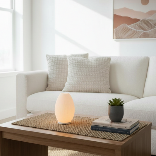 Flame Lamp | 3D Printed Flame Table Lamp | USB LED & Tea Light | Free Tea Light Included
