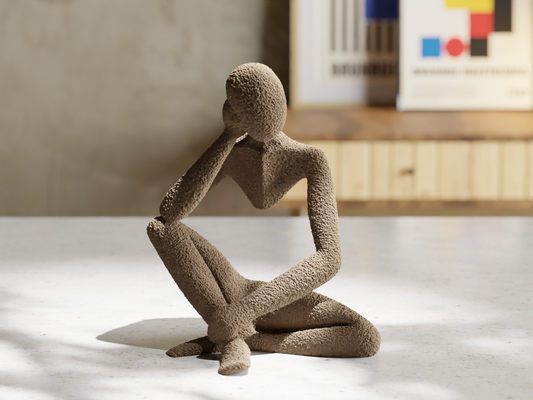 NObody Sculpture - Serendipity | Floating Meditation Art | 12cm 3D Printed